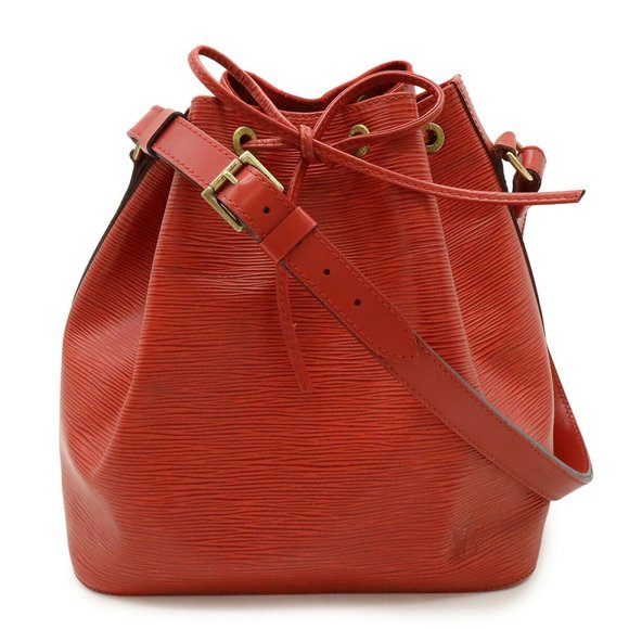 LOUIS VUITTON Red Leather Shoulder Bag - Picture 1 of 9